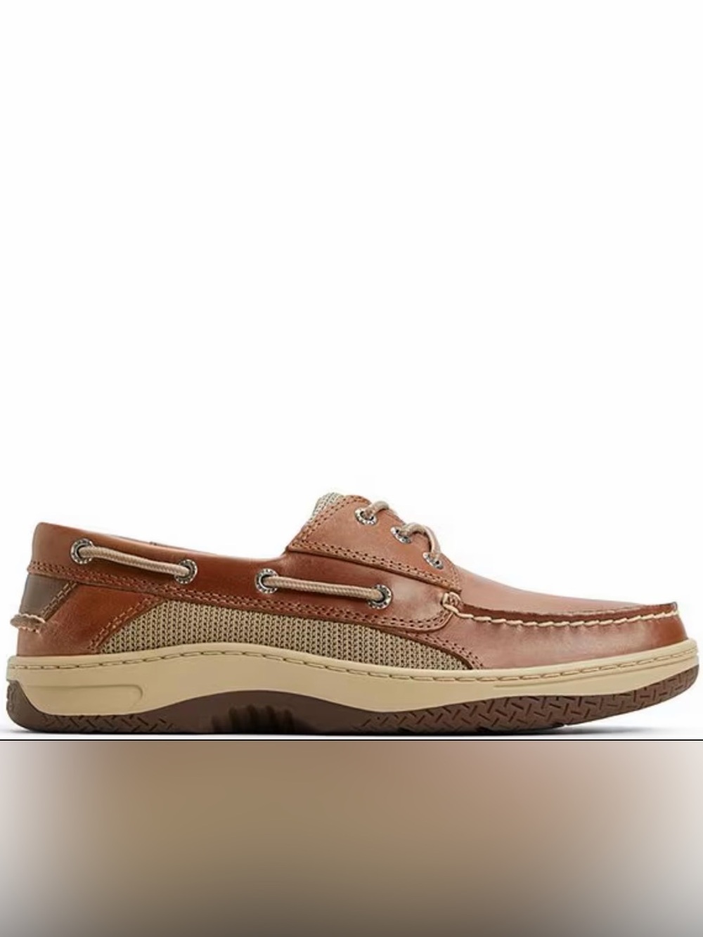 Sperry Men's billfish  3 eye Boat Shoe in dark tan sz 9